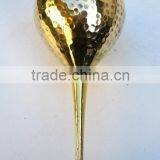 WINE GOBLET, BRASS GOBLET, DECORATIVE WINE GOBLET thumbnail-1
