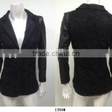 plain black lace jacket