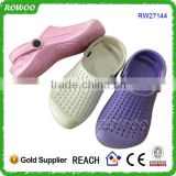 Men holey garden shoes in EVA ,carve pattern simple clogs,summer shoes made by injection machine