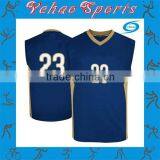 Basketball Jersey Uniform Design Color Blue for Men thumbnail-1