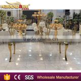 wedding decoration metal gold table , square dining table , wholesale dubai table                        
                                                                                Supplier's Choice