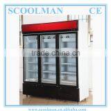 Supermarket Vertical Glass Door Freezer Supplier in China