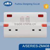 Double 13A Switched Socket With Neno ZM408