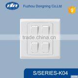 4 Gang Wall Electrical Switch K04