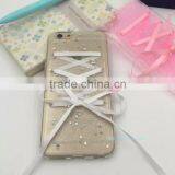 TPU Transparency Phone Case for Iphone 6s Case With a Creativity Shoelace thumbnail-6