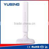 White Modern Luxury Led Study Table Lamp With Clock thumbnail-3