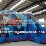 Top design Pirates classical inflatable bouncy and slide combo castle