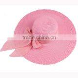 Ladies Elegant Purple Church Hats Made of Straw From Taizhou,China thumbnail-3