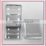 Plastic Makeup Comestic Double Size Mirror With LED Light thumbnail-1