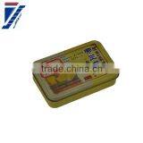 Modern Rectangle Gift Tin Box Made in China Empty Tin Can