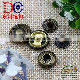 Fashion Antique Brass Plating Metal Button Four Parts Snap Button for Coat thumbnail-4