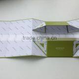 Custom High Quality Green Flat Folable Olive Oil Box