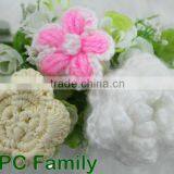 Fancy handmade crochet flower for hats and sleeve and garment