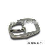Shiny Silver Plated Long Pin Belt Buckle