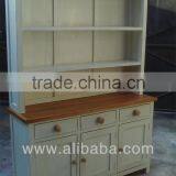 Solid Oak Dresser 3 Drawers White Distressed