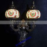 YMA42602 NEW Decor Antique Iron Moroccan Turkey Wall Sconce, Stunning Art Hand Made Mosaic Turkish Wall Lamp