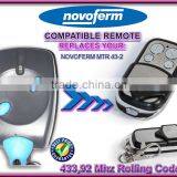 Compatible With NOVOFERM MTR 43-2 Garage Dooor Transmitter 433,92mhz Rolling Code thumbnail-2