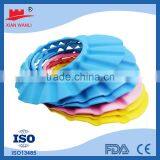 colorful Hotel PE disposable nonwoven shower capclear children hair washing cap