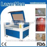 Beer bottle laser engraving machine / cup laser engraver with rotary LM-9060