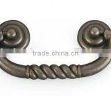 Vintage Zinc Alloy Cabinet Pull Handle With Black Powder Coating thumbnail-2