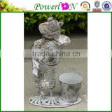 Discounted Unique Novelty Wrough Iron Standing Frog Plant Pot For Patio Garden Backyard I29M TS05 G00 X00 PL08-6129