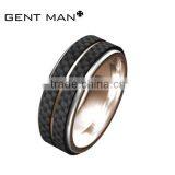 8mm Tungsten Carbon Fiber Ring Couple Titanium Rings For Men & Women thumbnail-6