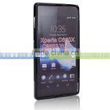 TPU Protective Case With Stylish "S" Design,X Shape Or Matte on Back For Sony Xperia Yuga C6603