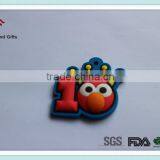 Clown 3D Rubber Pvc Keychain for Hallowmas Gifts