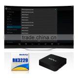 MXG R9 4K Android Kodi tv Box MXG R9 RK3229 Black Internet Set Top Box thumbnail-2