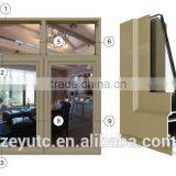 High Quality Aluminium Profile for Door and Window With Wood Grain thumbnail-6