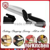 2016 new cooking gadgets clever 2 in 1 fancy vegetable slicing cutter
