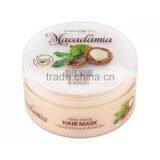 Hair Mask Macadamia Oil and Keratin Deep Repair - 225 ml. Paraben Free. Made in EU. Private Label