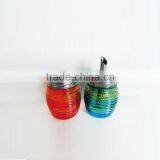 Ball Shape Glass Spice Jar With Metal Lid thumbnail-3