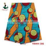 Green African Wax Prints Fabric for Women Ankara Dress Clothing Holland Wax thumbnail-2
