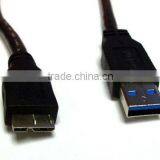 SuperSpeed USB 3.0 Type A to Micro-B Cable in Black thumbnail-2