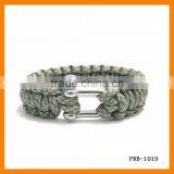 Fashion Handwoven Survival Bracelet Stainless Steel Buckle Outdoor Bracelet PRB-1019 thumbnail-1