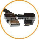 Wholesale 5M Right Angle Micro USB Data Charger Charging Cable for S5 S4 S3 I9300 N7100 From Dailyetech
