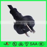 SAA approved PVC insulated wire with Australia 3 flat pin power plug, high quality electrical plug