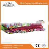 SDF035 pencil case, wholesale high quality floral print 100% cotton quilted pencil bag