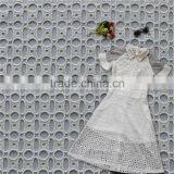 2015 High Quality French White Lace/indian Water Soluble Polyester Embroidery Lace Fabric for Women Wear thumbnail-5