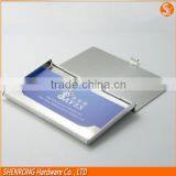 Inside and Outside the Whole Brushed Surface Stinless Steel Metal Name Card Holder Business Card Case