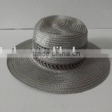 Summer fashion paper straw hat with band