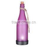 LED Solar Powered Bottle Light Flame Effect Garden Yard Hanging Lamp thumbnail-2