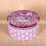 Custom Print Round Hat Flower Packaging Box Wholesale thumbnail-2