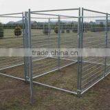 2 run galvanized metal tube outdoor fence dog kennel run