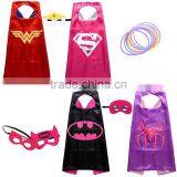 Girls Superhero Dress Up Costumes With Glow Bracelet thumbnail-1