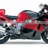 For SUZUKI GSX1300R HAYABUSA 1999- SM Motorcycle Exhaust Pipe LASER Duo-Tech Bolt-on Mufflerset