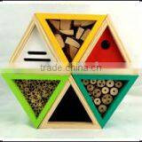 Small Hanging Manufacturer Decorated Eco-friendly Wooden Insect House thumbnail-1