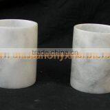 NEW MARBLE FLOWER VASES CARRARA ZIARAT WHITE thumbnail-5