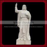 Hand Made White Marble Jesus Statue thumbnail-3
